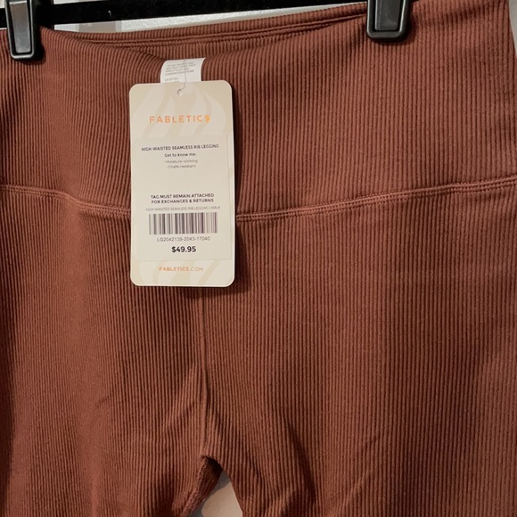 Fabletics High Waisted Seemless Ribbed Legging M - Picture 2 of 6